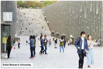  ??  ?? Ewha Women’s University.