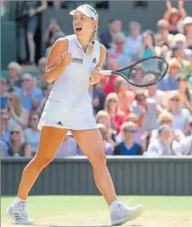  ?? AFP ?? Angelique Kerber eased past Jelena Ostapenko 63, 63 in their women's singles semifinal tie.