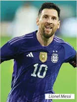  ?? ?? Lionel Messi