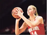  ?? Julio Cortez / Associated Press ?? Ohio State’s Dorka Juhasz, an All-Big Ten forward, announced on Monday she’s transferri­ng to UConn.