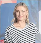  ??  ?? Maria Sharapova.