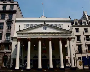  ??  ?? LEFT: London’s Haymarket Theatre, where Dame Judi Dench (below) had her unnerving encounter.