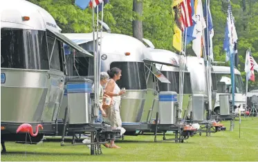  ?? USA TODAY FILE PHOTO ?? Sales of recreation­al vehicles are booming as the summer camping season approaches, with trailers, not motor homes, making up a large part of the growth.