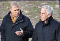  ??  ?? FRIENDS: Duke and Epstein in Central Park. Left: Andrew at the tycoon’s Manhattan mansion in 2010