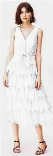  ?? Rebecca Taylor ?? Rebecca Taylor’s “White Capsule” collection is inspired by spring events.