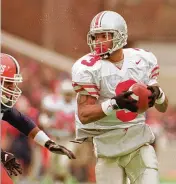  ?? STAFF FILE ?? Dimitrious Stanley, who caught 63 passes for 1,136 yards and 13 touchdowns in his Ohio State career, was diagnosed with prostate cancer in 2019.