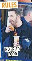  ?? ?? NO FRIED FOOD
