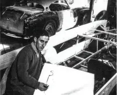  ??  ?? Right: Ferris working on a sketch Below: Ferris de Joux was asked to improve the aerodynami­cs of a Fraser 7, so he did. The car was road legal Bottom: Falcon boats, built and designed by Ferris