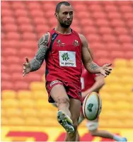  ??  ?? Quade Cooper used to be quite a good player.