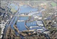  ??  ?? DEVASTATIO­N: The Boxing Day 2015 floods damaged 700 businesses and nearly 3,000 homes, mainly in the Kirkstall area.