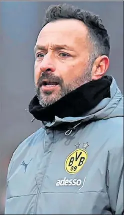  ?? ?? Daniel Ríos, en un entrenamie­nto con el Dortmund.