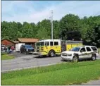  ?? PHOTO COURTESY MADISON COUNTY SHERIFF’S OFFICE ?? The Madison County Sheriff’s Special Operations Unit conduct a raid of a suspected methamphet­amine lab.