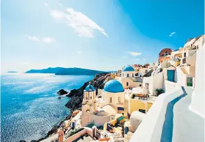  ?? ?? g Dome stretch: marvel at the blue-topped churches of Santorini on a Greek island hop
h Web address: budding sailors can ride in a tall ship’s bowsprit nets on a Star Clippers cruise