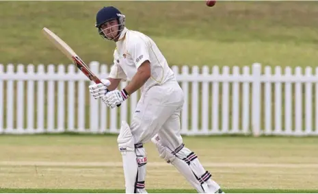  ?? PHOTO: NEV MADSEN ?? TOP KNOCK: Kris Glass was in commanding form for Northern Brothers Diggers last weekend scoring 142 not out against Ipswich Brothers in round two of the Harding-Madsen Shield.