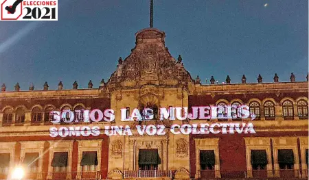  ?? CORTESÍA: @GADGUEVARA ?? ELECCIONES
“Que los muros (de Palacio) griten”