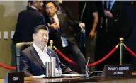  ?? AARON FAVILA/THE ASSOCIATED PRESS ?? Chinese President Xi Jinping at the APEC Summit in Port Moresby, Papua New Guinea, on Sunday.