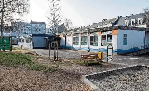  ?? Foto: Gerry Huberty ?? Auf dem Gelände der Vorschule in der Rue Adolphe Fischer soll eine neue Grundschul­e entstehen.