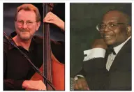  ?? (Courtesy of Arkansas Jazz Hall of Fame) ?? Thomas East (right) — Arkansas Jazz Hall of Fame 2020 inductee, pianist and vocalist — will be featured with Byron Yancey (left) on bass and Bryan Withers on drums at the Arkansas Jazz Heritage Foundation Annual Jazz Celebratio­n, a fundraiser for the Arkansas Jazz Hall of Fame slated for 6:30 p.m. Monday at U.S. Pizza Co. Hillcrest in Little Rock.