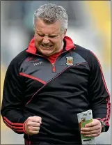  ??  ?? DELIGHT: Mayo manager Stephen Rochford