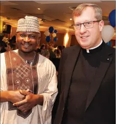  ??  ?? Fr Yusuf Bamai with Fr Joseph Whelan PP.