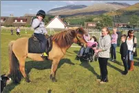  ??  ?? Pony rides proved popular at the event.