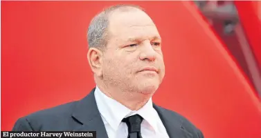  ?? Fotos archivo ?? El productor Harvey Weinstein