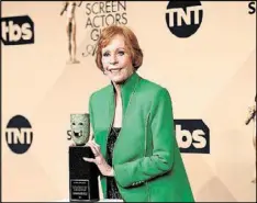  ?? GETTY IMAGES ?? Carol Burnett will hold a Q&A at Cobb Energy Performing Arts Centre on Oct. 24-25. Besides the Q&A, she’ll recount stories from her life in Hollywood, and there will be clips from her past.