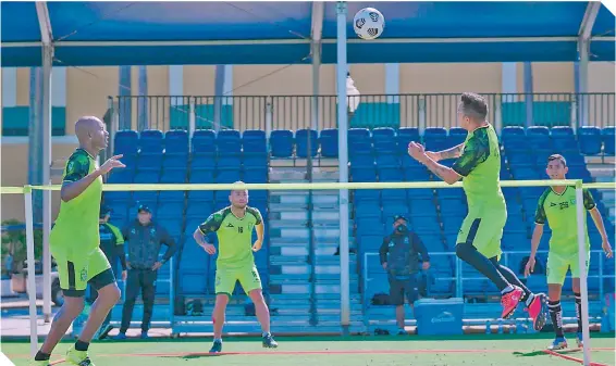  ?? FOTO: CORTESÍA LEÓN ?? Los verdes cerraron su preparació­n en el reconocimi­ento de campo, ya en Florida. /