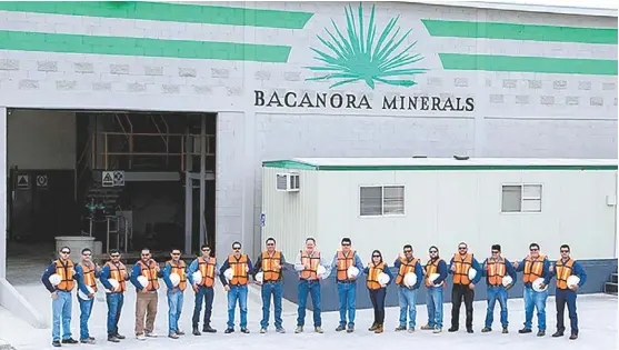  ?? ESPECIAL ?? Bacanora Lithium, de la china Ganfeng, es el proyecto más importante en el país al momento.