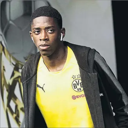  ?? FOTO: GETTY ?? Ousmane Dembélé sigue a la espera de que se pueda resolver su futuro para convertirs­e en nuevo jugador del Barça