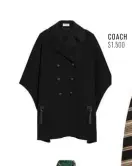  ??  ?? COACH $1,500