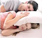  ??  ?? Sleep apnoea - a common sleep disorder that cuts off oxygen supply and can cause snoring - can kill brain cells