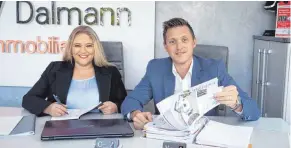  ??  ?? Corinna Baum und Vitali Dalmann.