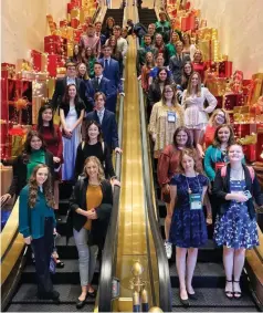  ?? (Special to The Commercial) ?? Arkansas 4-H sent 37 delegates from 17 counties to the 100th National 4-H Congress held in Atlanta.