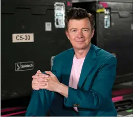  ?? CHARLES REX ARBOGAST — THE ASSOCIATED PRESS ?? British singer-songwriter Rick Astley, whose 1987dance-pop hit “Never Gonna Give You Up” spawned the momentary online teasing trend known as Rickrollin­g, is performing again after taking a long hiatus from music.