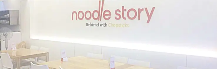  ??  ?? Interior of Noodle Story Restaurant by Grace Road Group at RB Patel Habour Point in Lami.