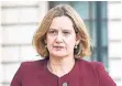  ??  ?? Mit Amber Rudd (54) verliert Theresa May eine wichtige Verbündete.