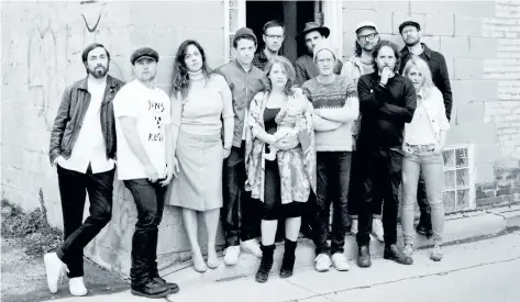  ?? NORMAN WONG/THE CANADIAN PRESS ?? Members of Broken Social Scene had to make a difficult decision in the wake of the suicide bombing attack that left 22 people dead in Manchester. The Toronto band was scheduled to open the European leg of its tour for the upcoming album Hug of Thunder...