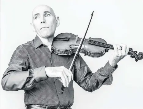  ??  ?? Italian violinist Enrico Onofri will join the Pacific Baroque Orchestra in an all-Vivaldi performanc­e for Early Music Vancouver’s first show of the season.