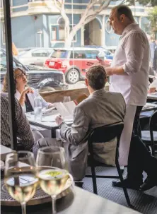  ?? John Storey / Special to The Chronicle 2014 ?? The dining room at Monsieur Benjamin, a more modern bistro in Hayes Valley helmed by Michelin-starred chef Corey Lee.