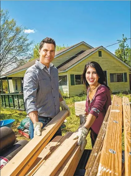  ?? HGTV ?? “FLIP OR FLOP Atlanta” hosts Ken and Anita Corsini have renovated more than 700 homes.