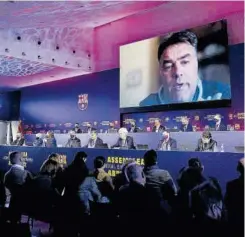  ?? // FCB ?? La última asamblea también fue telemática