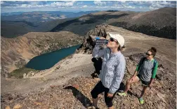  ?? PHOTOS: REMY SCALZA ?? Top: Third Beach in Vancouver’s Stanley Park offers a getaway from city crowds on summer days. Bottom left: The Crowsnest Highway climbs the mountains of B.C.’s Manning Park before plunging into Okanagan wine country. Bottom right: Hikers ascend from...