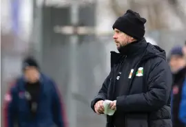  ?? BILD: KRISTER ANDERSSON ?? ”Det vi kan göra är att sitta ihop i våra formatione­r i försvarssp­elet och jobba stenhårt för varandra”, säger Varbergs tränare Tobias Linderoth inför matchen mot MFF.