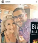  ??  ?? HIS STORY: Shrem (above with wife Courtney, from Instagram) is included in a new book.