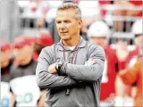  ?? DAVID JABLONSKI/STAFF ?? OSU’s Urban Meyer is getting help from 2020 commit Jake Wray, who wants the coach to have the nation’s No. 1 class.