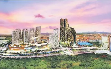  ??  ?? I-Bhd’s property developmen­t segment continued to be the key driver of the performanc­e, with the major contributi­ons coming from i-Suite, Liberty Tower, Parisien Tower and Hyde Tower in i-City, Shah Alam, Selangor.