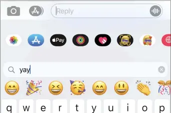  ??  ?? The Emoji picker finally has its own search, and it’s really good