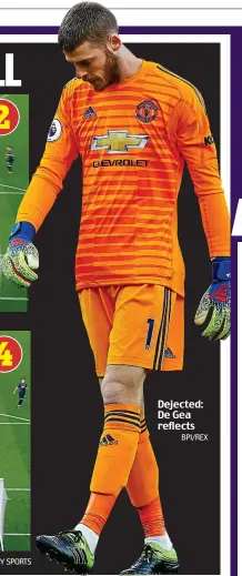  ?? BPI/REX ?? Dejected: De Gea reflects