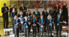  ?? Foto: Nicole Fischer ?? Der Chor St. Martin unter der Leitung von Gabriele Riemann trat in Lagerlechf­eld auf.